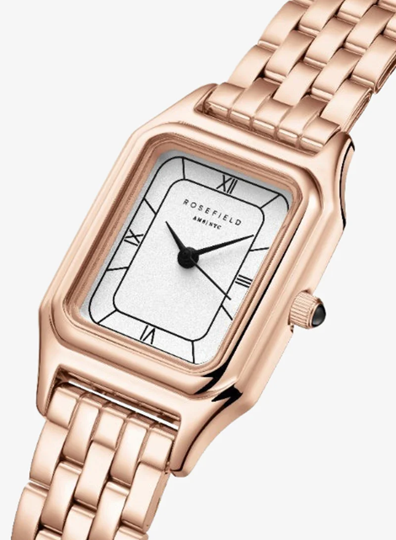 Rosefield Rosefield Ivy White matte Rose Gold Watch