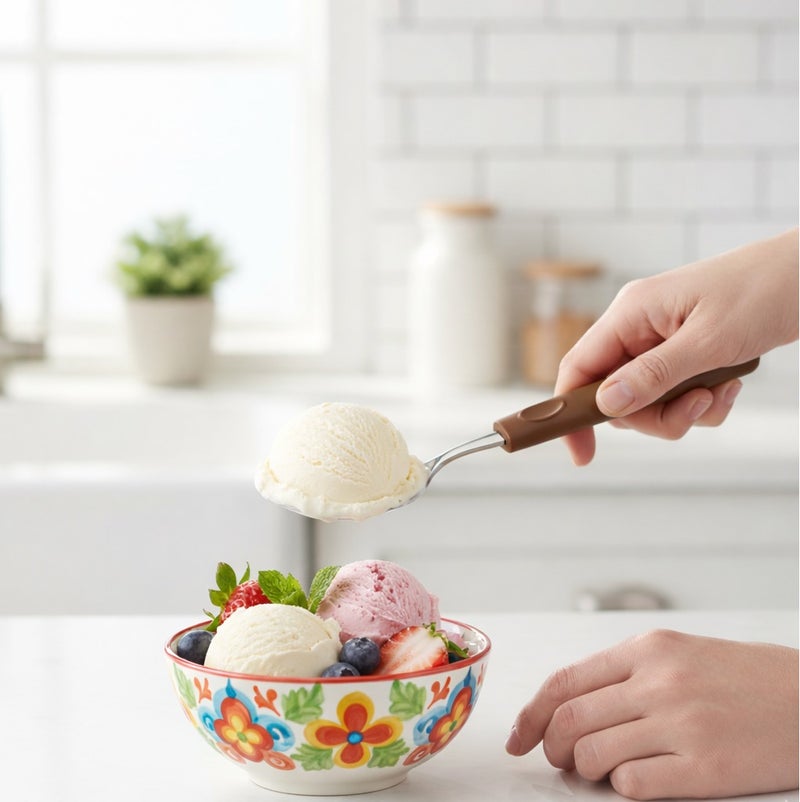 ديسينت ديسنت ستينلس ستيل تي سبون سِت أوف 6 | ميرر فينيش | إيرغونومِك هاندل | دزرت آند كوفي سبون سِت فور هوم، كيتشن، ريستورانت، ديش واشر سيف - Image 5