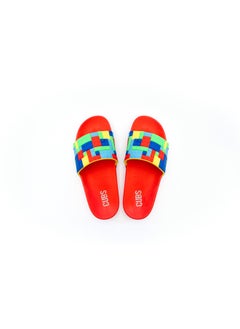 CUBS Printed Everyday Wear Eco-Friendly Pvc Slides For Boys Lightweight Easy To Wash And Anti-Slip Soles  - Image 1