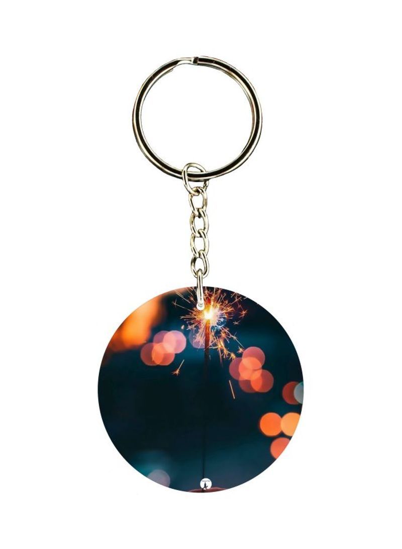 RKN Printed Plastic Keychain