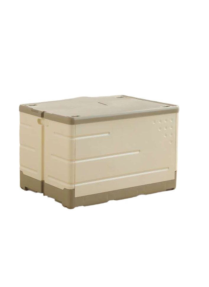 LEDIN Outdoor camping folding box car trunk wooden color cover camping picnic storage box home storage box  - Image 3