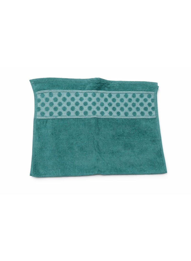 High-quality 3-piece towel set (one side cotton, one side velvet), 50x80 cm - Image 2