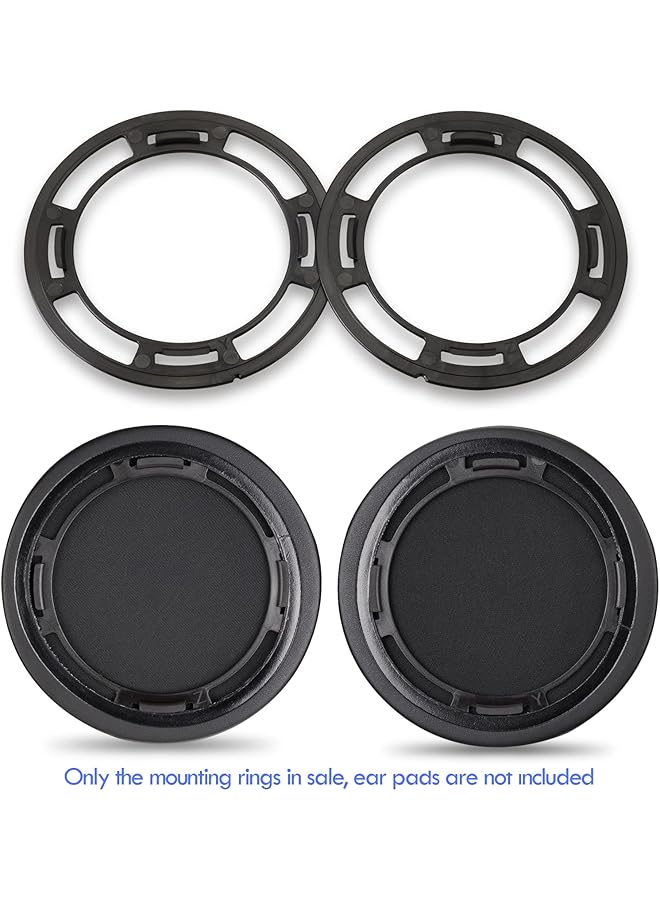 erorex 4 Pieces Of Plastic Frame Headphone Plastic Parts Ear Pads Mounting Rings Compatible With Hifiman Sundara He560 He500 He400 He400Se 400I 400S He300 He350 He3 He5 He6 He 4Xx He 4Xxs...Headphones Black  - Image 4