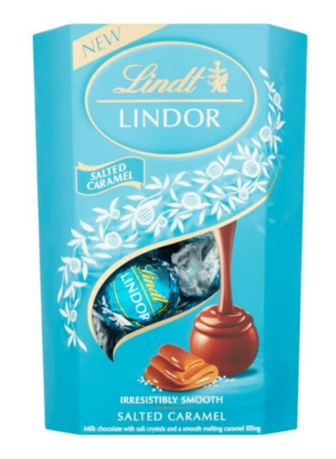 Lindt Lindor Salted Caramel Chocolate Cornet, 200g
