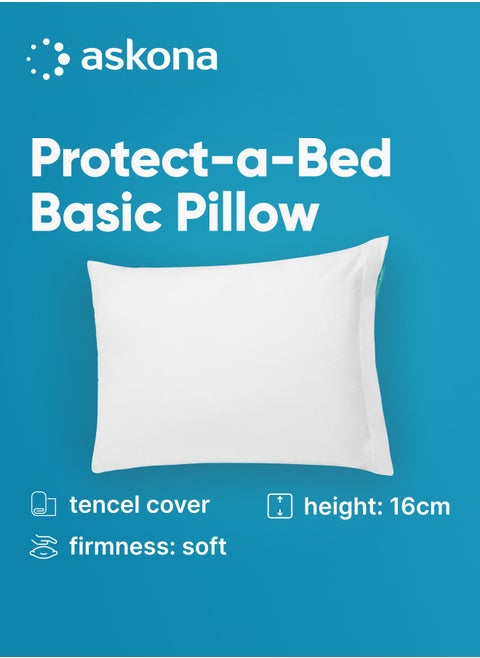 Askona Pillow Protect-a-Bed Basic with Bamboo and with Waterproof cover