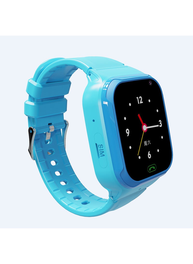 Generic - LT36 Smartwatch for Students Multilingual Video Call 4G Full Netcom-Blue-Chinese Version - Image 1