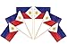 QQSD Philippines Toothpick Flag Filipino Small Mini Cupcake Topper Flags100 pcs - Image 3
