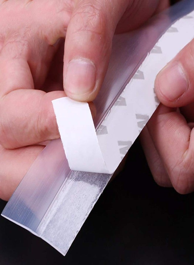 hyndrix 35mm + 25mm Silicone Seal Srtip 3 Miter Rubber Door,Window Tape Sound Proof Anti-Collision Tape(White) - Image 3