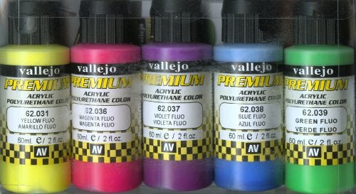 Vallejo Color Set Fluorescent Colors Premium RC Colors - Image 3