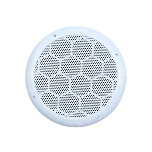 LJL Traders® 6 inch (15.2 cm) Wall Exhaust Fan Chimney Vent Pipe Back Cover with Mosquito Net, Dust Controller, White - 1 Piece | Vent Cover Cover | Ventilation Cap | Chimney Exhaust Pipe Cowl Cover - Image 1