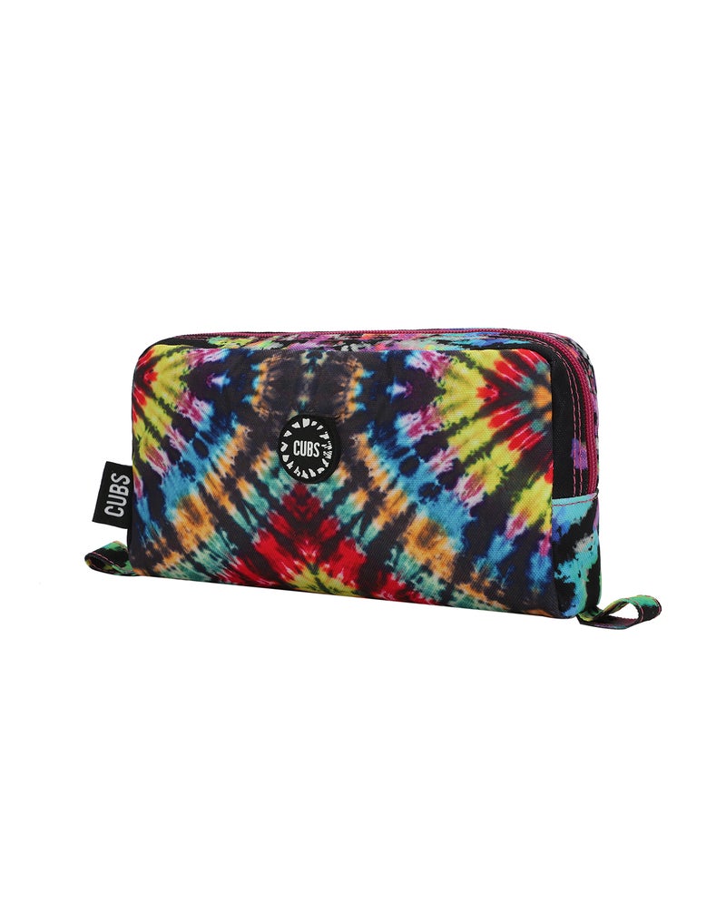 CUBS Tie Dyed Waterproof pencil case pouch with zip closure - Image 2