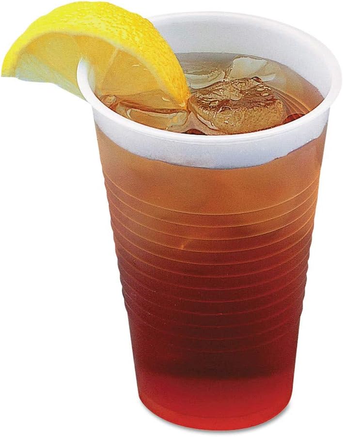 Boardwalk BWKTRANSCUP3CT 3 oz Polypropylene Plastic Cold Cups  Translucent 125Bag 20 BagsCarton