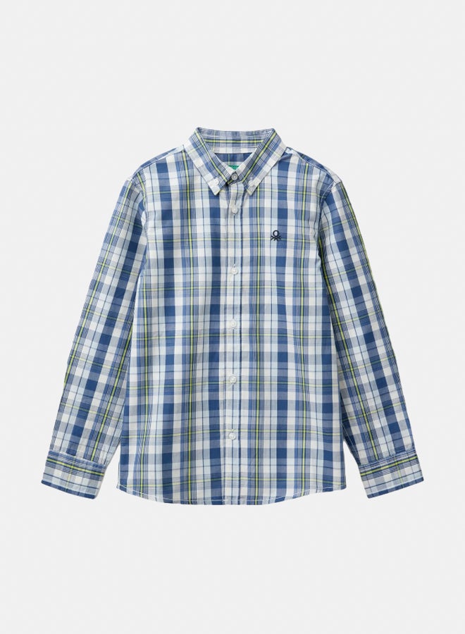 Benetton Boys Long Sleeve Shirt - Image 1