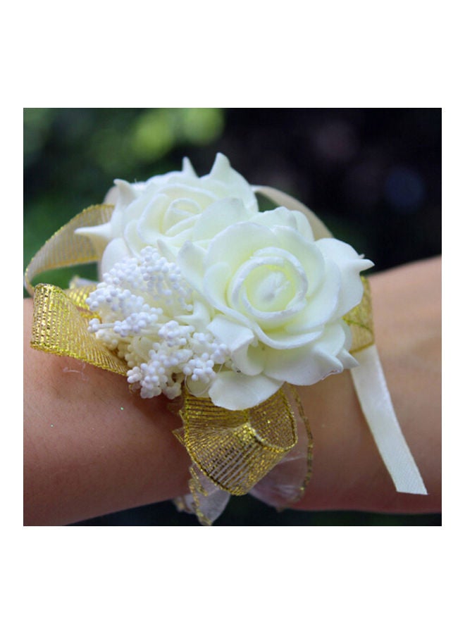 نيبمينينت سوار معصم علي شكل شريط مزين بحلية بتصميم زهرة للحفلات