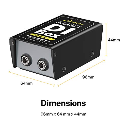 Donner Special-Ⅰ Professional High-Performance Passive DI-Box Unit Hum Eliminator 1/4" instrument Direct Box to balanced & unbalanced XLR - Image 2