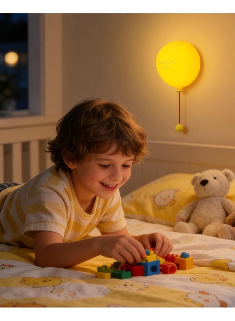 Night Lights for Kids, Balloon Wall Light, Rechargeable Bedroom Night Lamp with Timer, Soft Silicone Hallway Lighting for Nursery, Boys and Girls, Children Birthday Gifts - Image 5