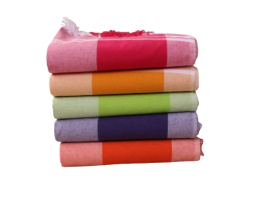 ASH Traders Cotton Striped Bath Towel Combo 300 GSM (Set of 4, Multicolor, 90 cm x 180 cm) Suitable for all men and women - Image 2