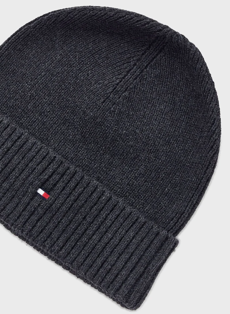 TOMMY HILFIGER Logo Knitted Beanie