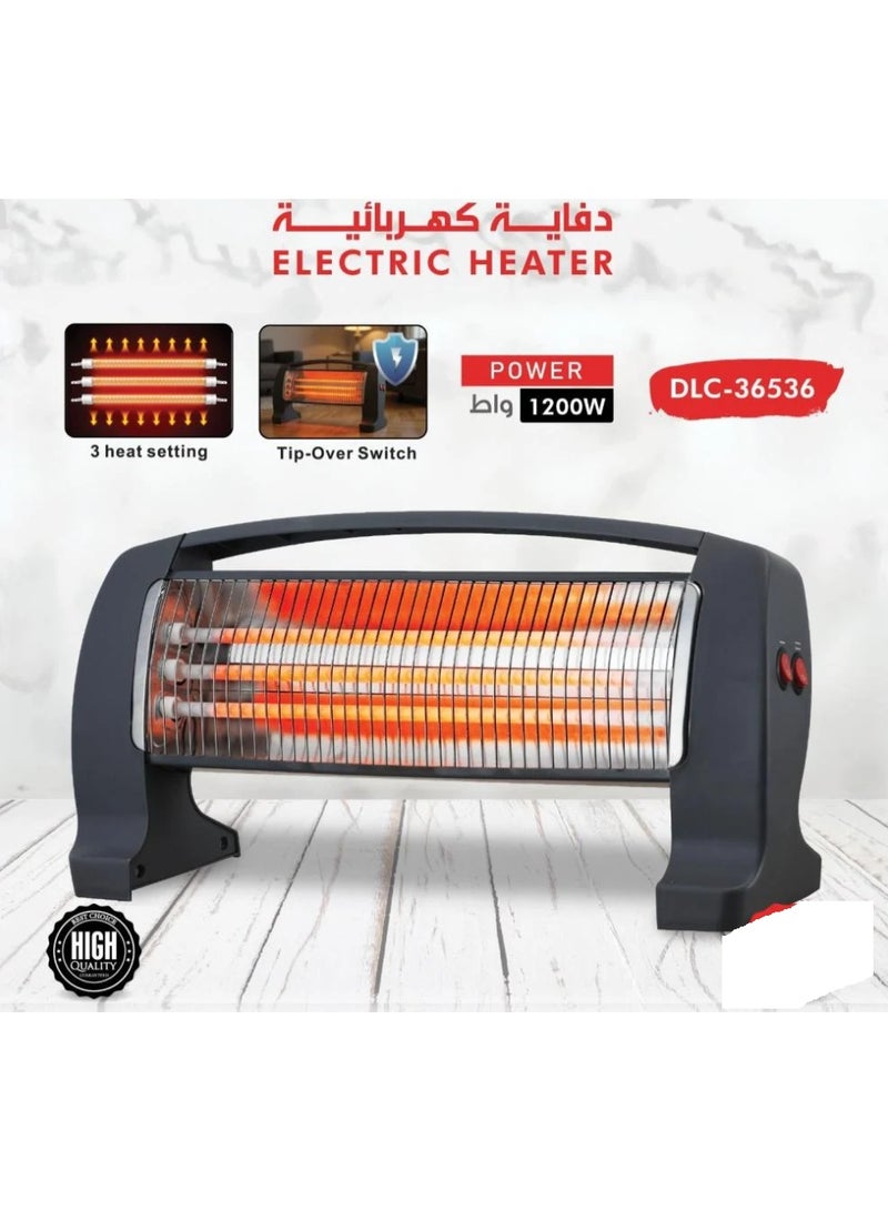 D L C Electric Heater 1200 watts DLC-36536