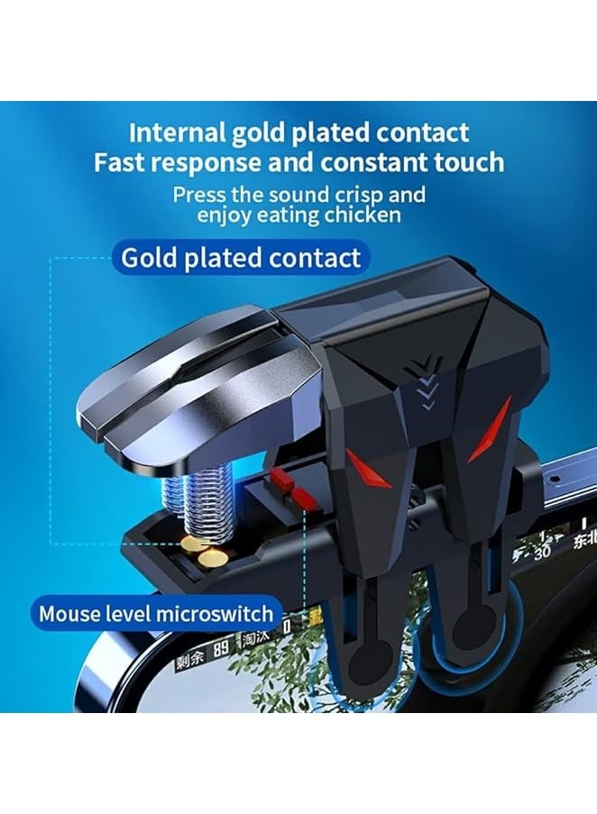 Promass PUBG Mobile Trigger Game Controller 4 Triggers L1R1 L2R2, Gaming Joystick Gamepad Compatible with Mobile Phone And【1 pair】 - Image 2