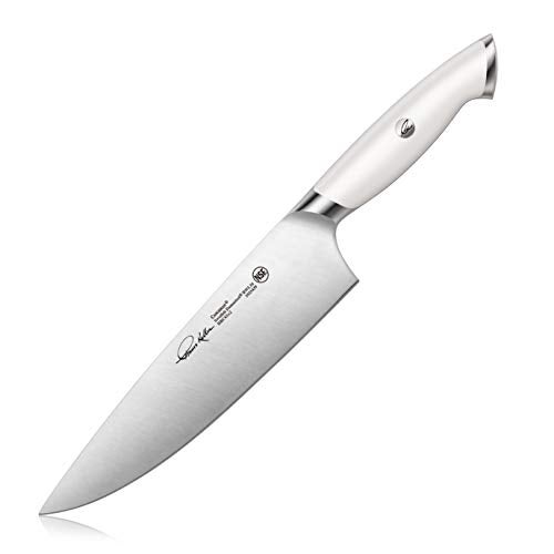 Cangshan Thomas Keller Signature Collection Swedish Powder Steel Forged, 8-Inch Chef Knife, White - Image 1