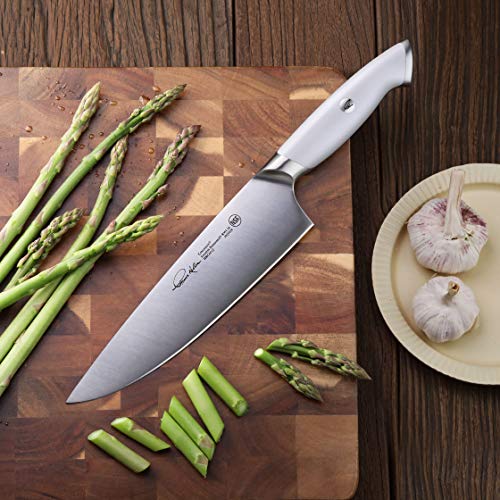 Cangshan Thomas Keller Signature Collection Swedish Powder Steel Forged, 8-Inch Chef Knife, White - Image 3