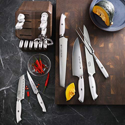 Cangshan Thomas Keller Signature Collection Swedish Powder Steel Forged, 8-Inch Chef Knife, White - Image 5