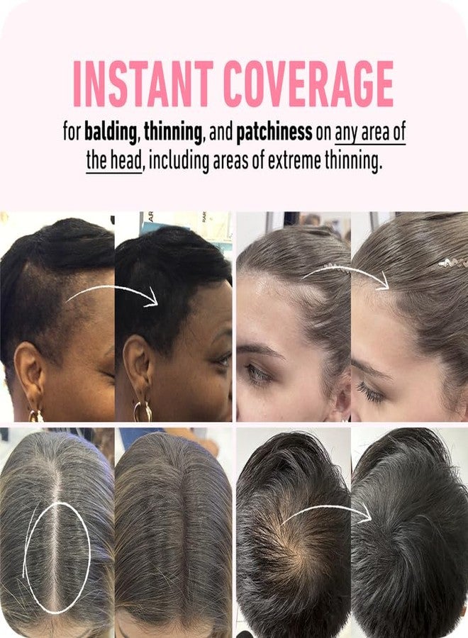 BOLDIFY Hairline Powder - Root Touch Up Hair Color for Gray Coverage - Bald Spot Concealing Hair Powder for Women & Men - 48-Hour Stain-Proof - Auburn - Image 4