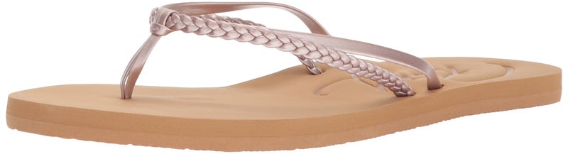 Roxy womens Cabo Sandal Flip Flop, Rose Gold, 8 US - Image 2
