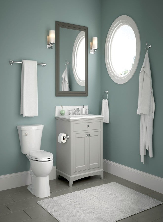 DELTA FAUCET Franklin Brass 125860 Crestfield Toilet Paper Holder, Polished Chrome - Image 4