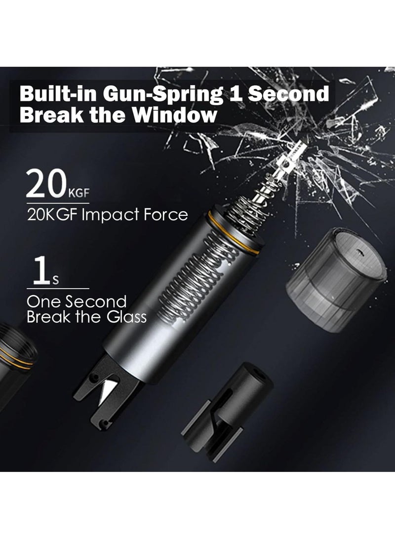 2-in-1 Car Emergency Escape Tool  Vehicle Window Exit Point & Seatbelt Release Compact Keychain Safety Device for Critical Situations  Durable & Portable - Image 5