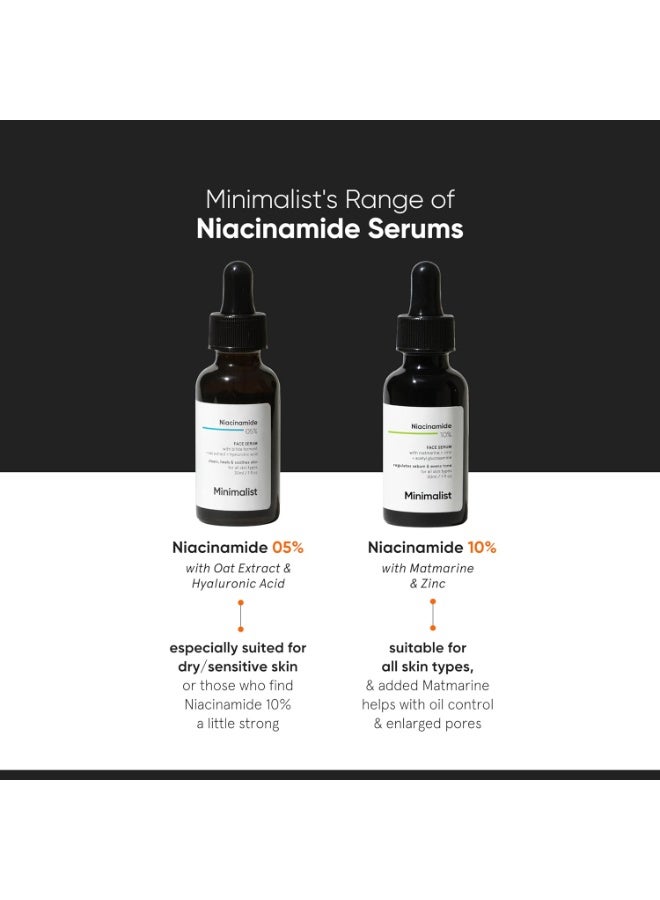 Minimalist Oil Control & Anti-Acne 10% Niacinamide Face Serum with Zinc | Skin Clarifying,Blemishes & Pore Care for All Skin Types | 30ml (Pack of 1) - Image 4