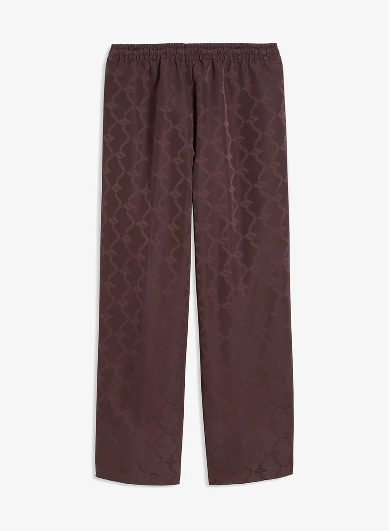 PUMA T7 Jacquard Woven Relaxed Track Pants