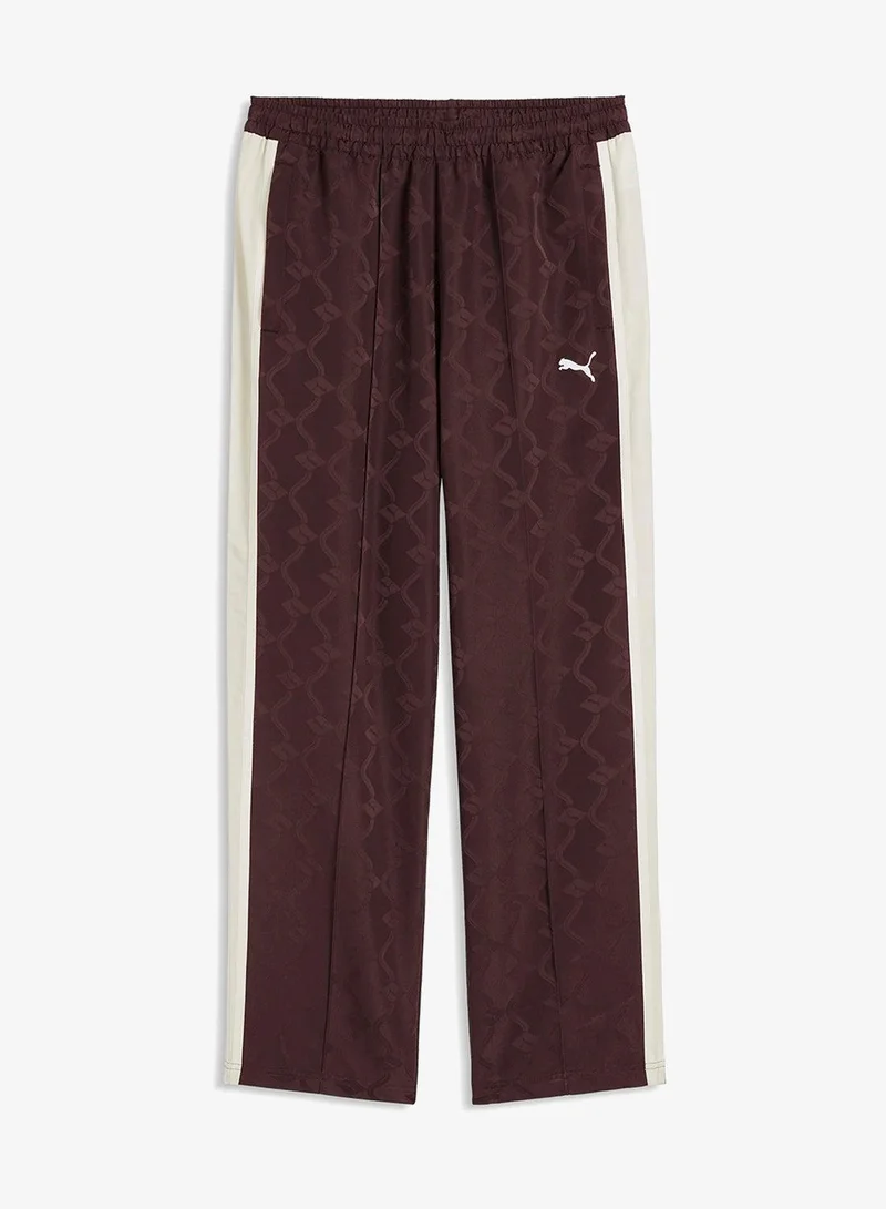 PUMA T7 Jacquard Woven Relaxed Track Pants
