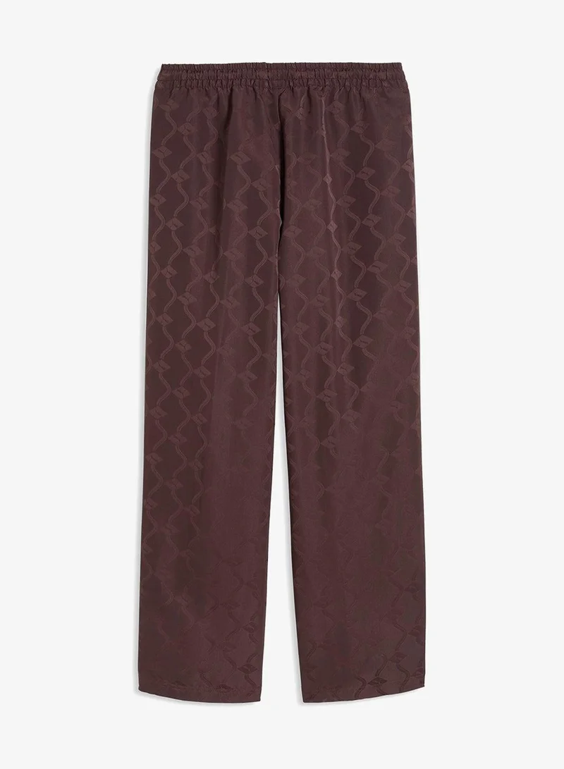 PUMA T7 Jacquard Woven Relaxed Track Pants