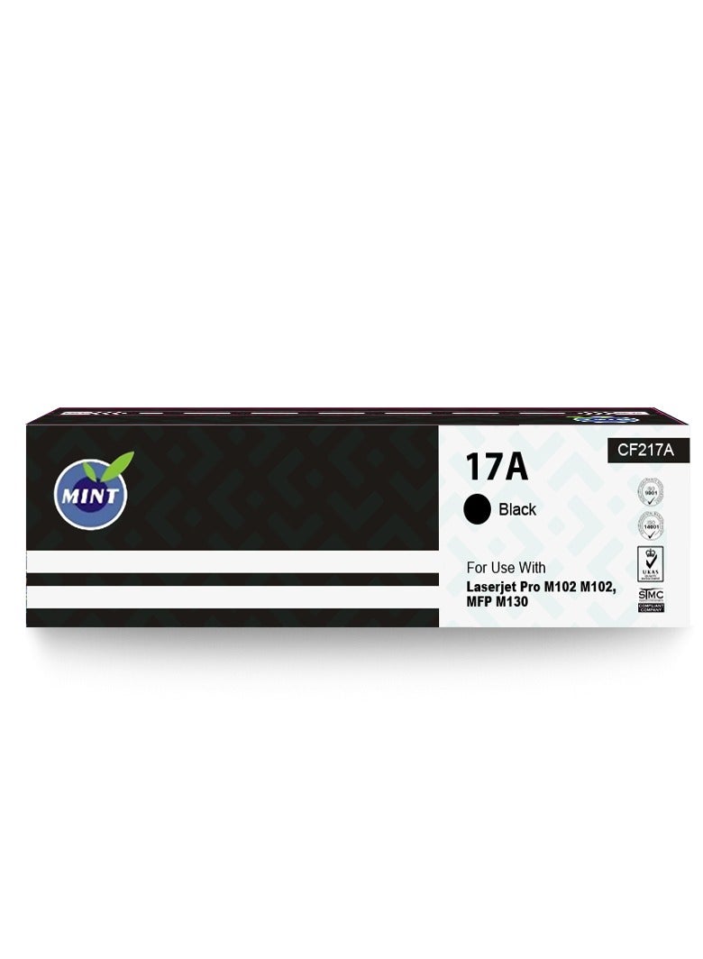 Mint Mint LaserJet Toner 17A - CF217A Compatible with LaserJet Pro MFP M130a, LaserJet Pro MFP M130nw, LaserJet Pro MFP M130fn, LaserJet Pro MFP M130fw, LaserJet Pro M102a, LaserJet Pro M102w - Image 1
