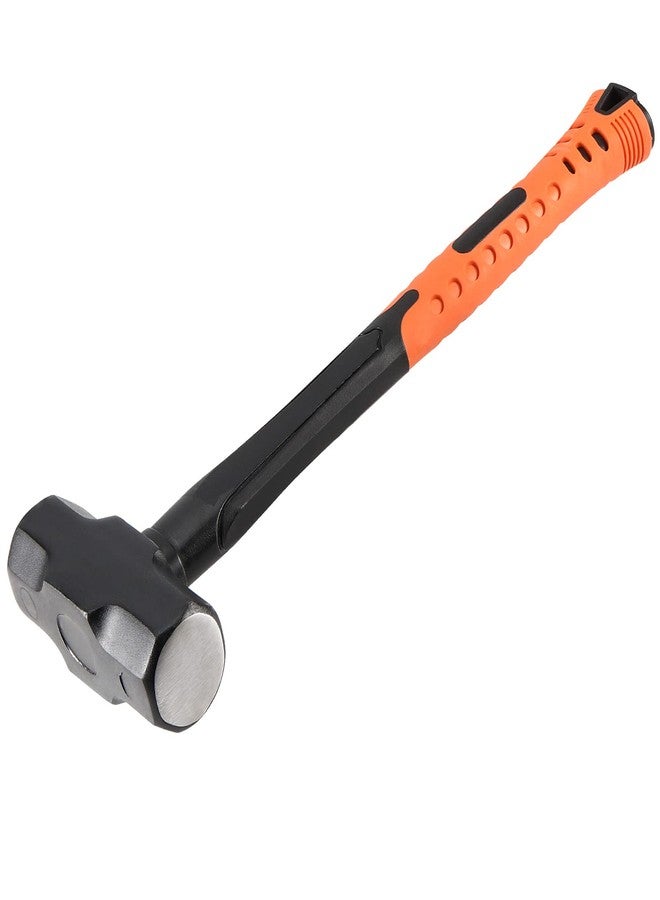 MANCHAP 2 PCS 16 Inch 4 Lbs Small Sledge Hammer, Mini Club Hammer with with Fiberglass Handle, 4 Pound Drilling Crack Hammer for Demolition and Construction, black orange - Image 4