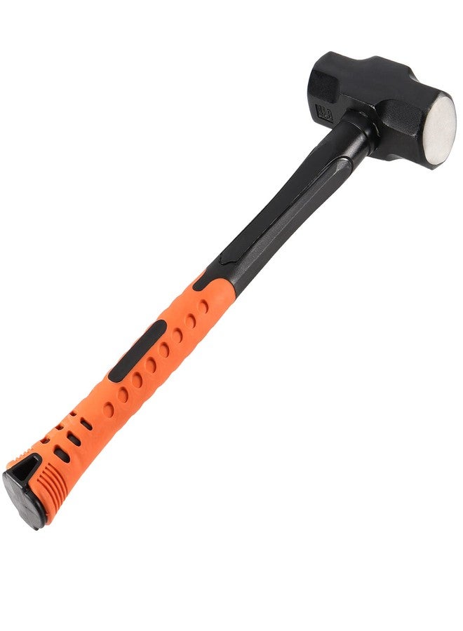 MANCHAP 2 PCS 16 Inch 4 Lbs Small Sledge Hammer, Mini Club Hammer with with Fiberglass Handle, 4 Pound Drilling Crack Hammer for Demolition and Construction, black orange - Image 5