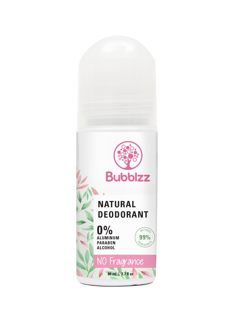 No Fragrance Natural Deodorant