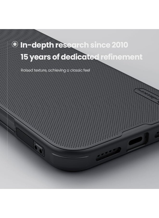 Nillkin Super Frosted Shield Pro case for iPhone 16ProMax - Black - Image 1