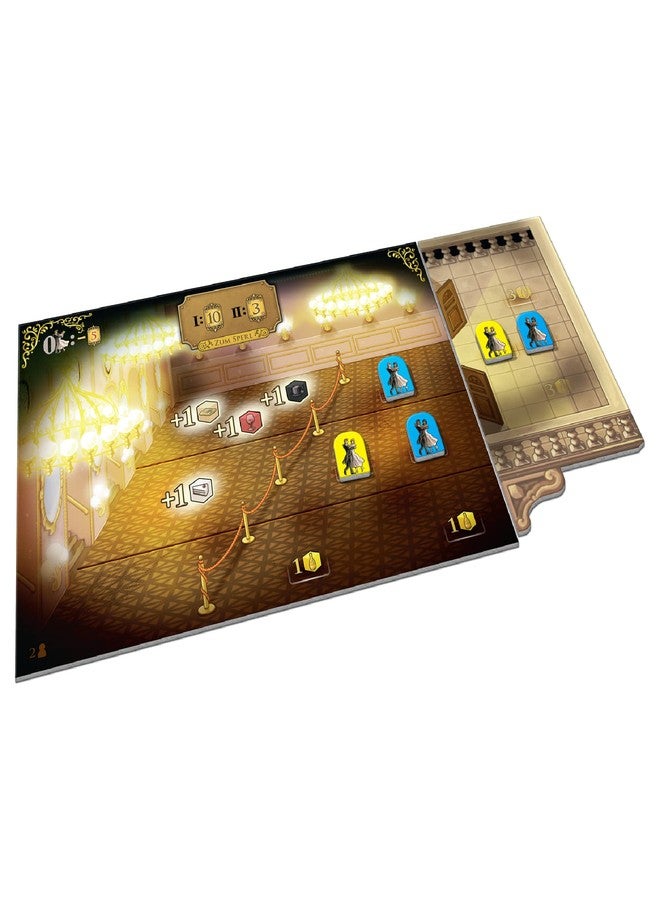 Lookout Grand Austria Hotel Let's Waltz Board Game Expansion - Dance Your Way to Victory! Action Drafting Strategy Game for Kids & Adults, Ages 12+, 2-4 Players, 90-120 Minute Playtime, Made by Lookout Games - Image 3