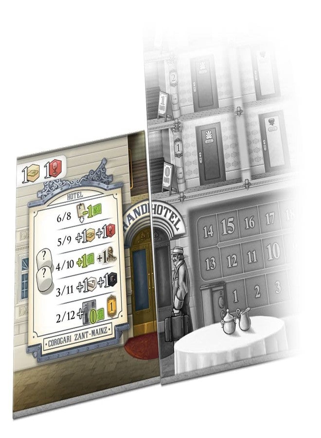 Lookout Grand Austria Hotel Let's Waltz Board Game Expansion - Dance Your Way to Victory! Action Drafting Strategy Game for Kids & Adults, Ages 12+, 2-4 Players, 90-120 Minute Playtime, Made by Lookout Games - Image 5