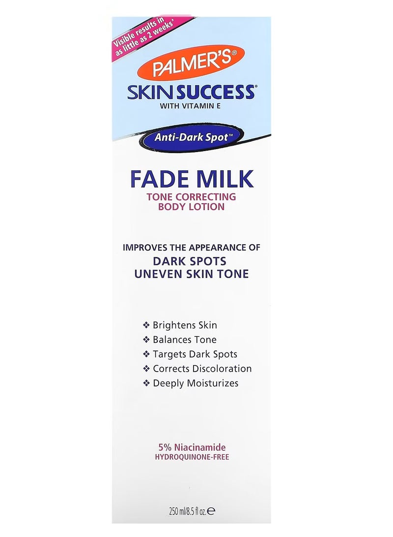 PALMER'S حليب إيفينتون فيد من سكين النجاح مع فيتامين هـ وألفا هيدروكسي - 8.5 أونصة سائلة - Image 1