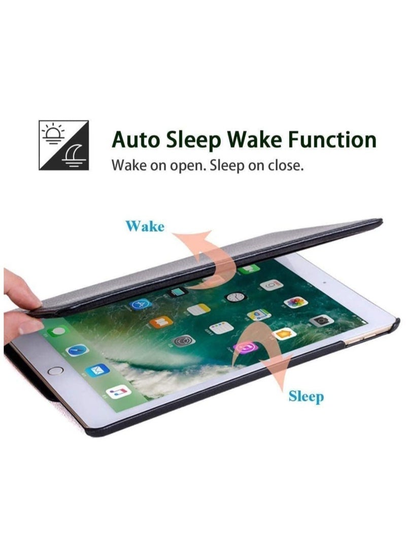 Generic - 360-Degree Rotating Stand Case for iPad 9th, 8th, and 7th Generations (10.2 Inch): Protective Cover with Rotating Function - Image 1