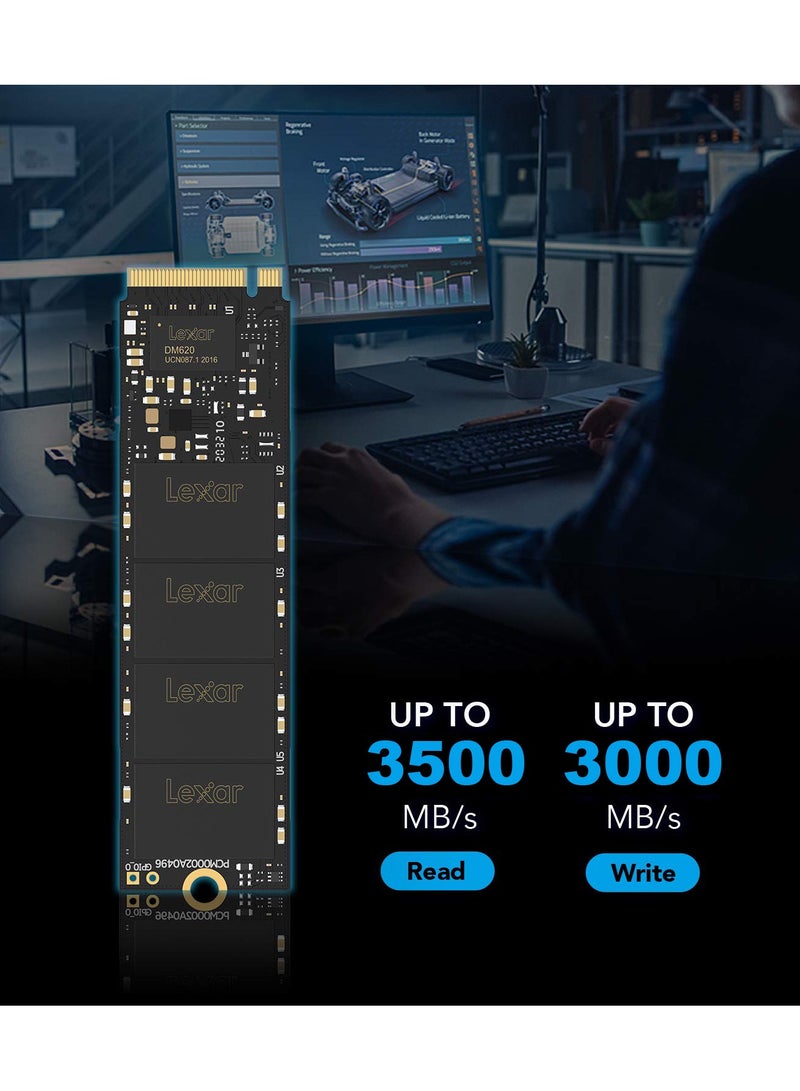 ليكسار Lexar 1TB NM620 M.2 2280 SSD داخلي - ضمان 5 سنوات - الموزع الرسمي - Image 3
