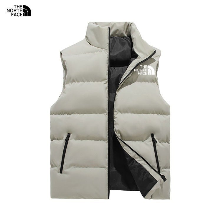 Men'S New Velvet Thickeneded Warm Windproof Waistcoat Hong Kong Style Casual Stand-Up Collar Cotton Vest For Men - Image 5