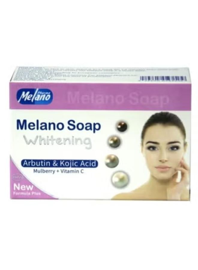 MELANO Rabtan, Kojic Acid and Berry Vitamin C Skin Lightening Soap Set 100g+ with Melanthiol Cream40G  - Image 2