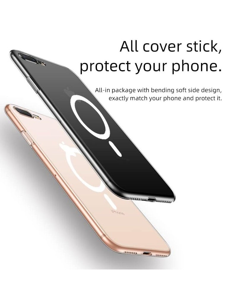 MIGOFAST - Magnetic Phone Case for iPhone 7PLUS 8 Plus Case with MagSafe Wireless Charging Shockproof Protective Case for iPhone 7PLUS 8 Plus 5.5" Clear - Image 1