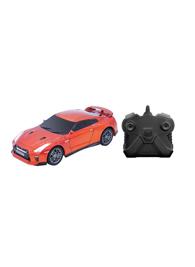 D-Power سيارة تحكم عن بعد GT-R نسخة الشارع مقياس 1:32 – برتقالي - Image 1