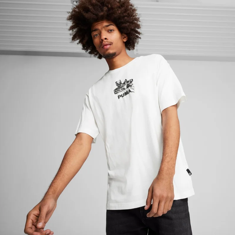 PUMA Graphics Bicycle Kick Tee Men's T-Shirt